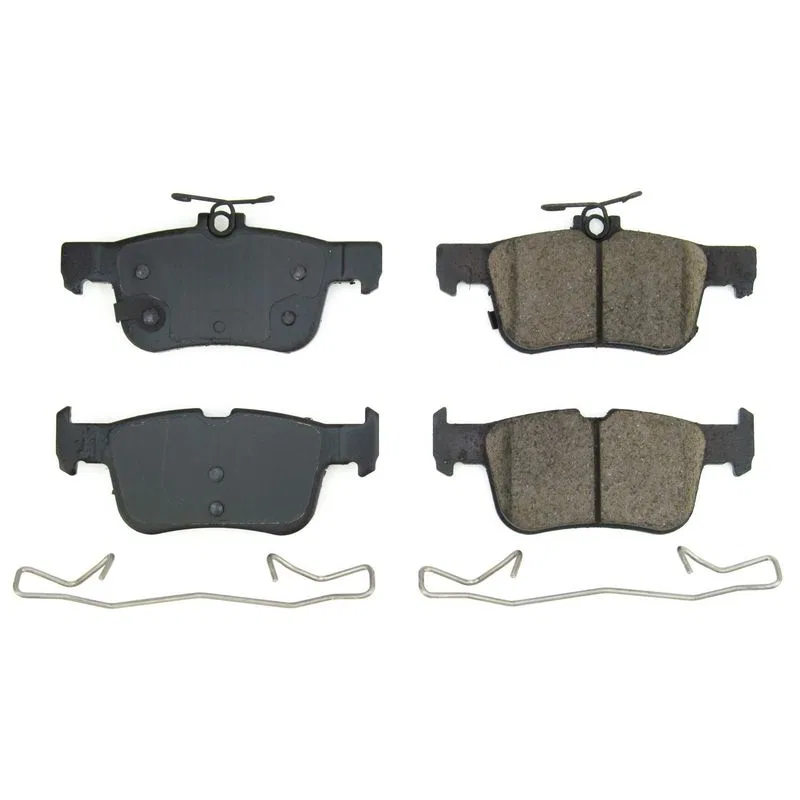17-1833A – POWERSTOP Brake Pad, FMSI Number D1833A Ceramic Brake Pads Set Of 4 With Premium Stainless Steel Hardware